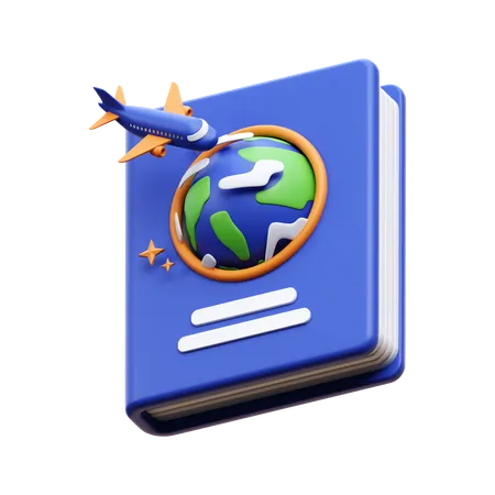 Pasaporte  3D Icon