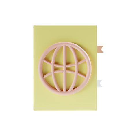 Pasaporte  3D Icon