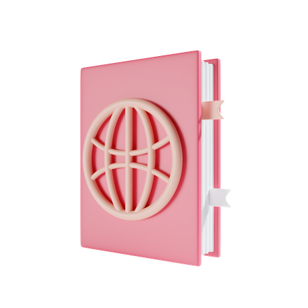 Pasaporte  3D Icon