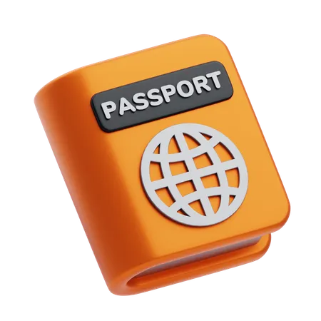 Pasaporte  3D Icon