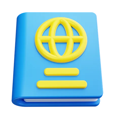 Pasaporte  3D Icon