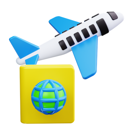 Pasaporte  3D Icon