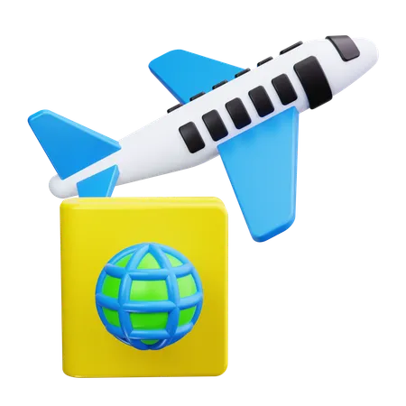 Pasaporte  3D Icon