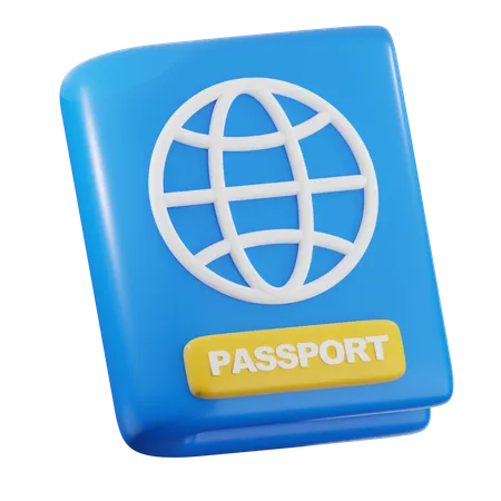 Pasaporte  3D Icon