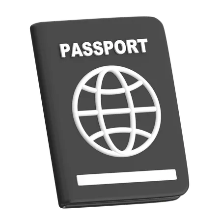 Pasaporte  3D Icon