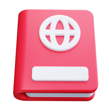 Pasaporte  3D Icon