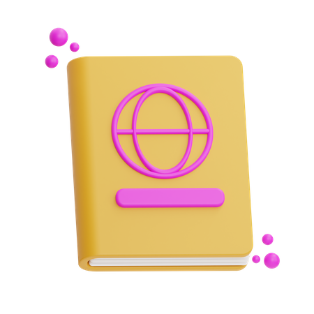 Pasaporte  3D Icon