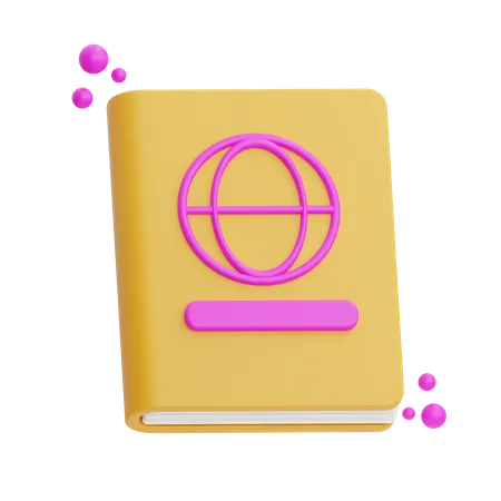 Pasaporte  3D Icon