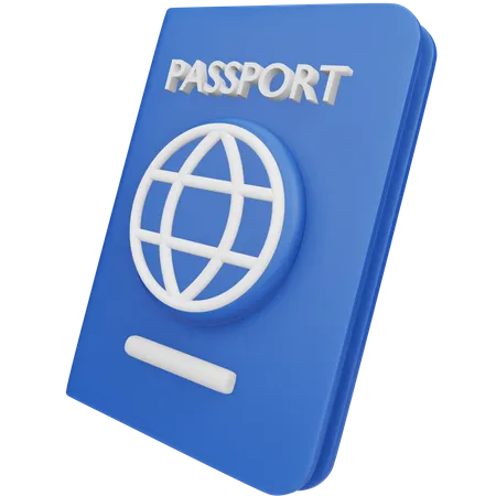 Pasaporte  3D Icon