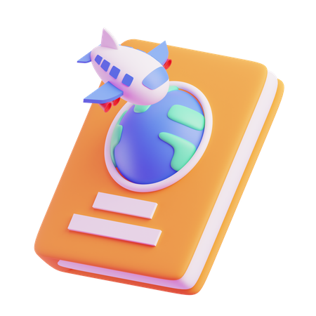 Pasaporte  3D Icon