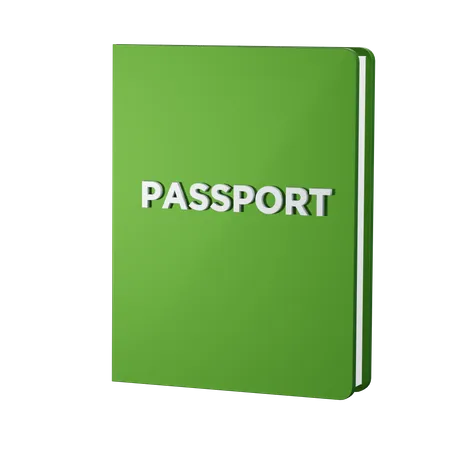 Pasaporte  3D Icon