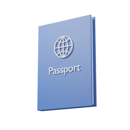 Pasaporte  3D Icon