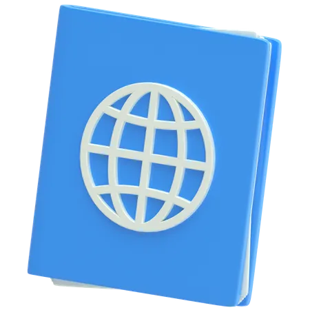 Pasaporte  3D Icon