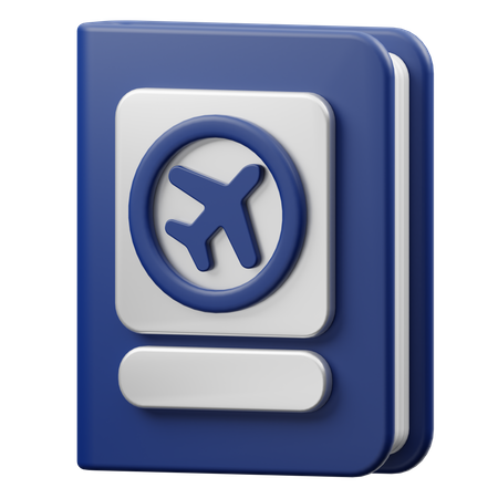 Pasaporte  3D Icon