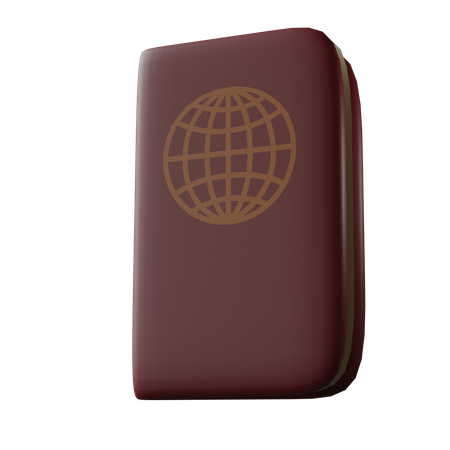 Pasaporte  3D Icon