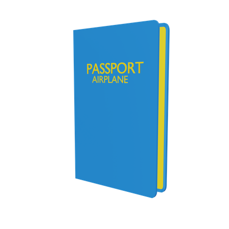 Pasaporte  3D Icon
