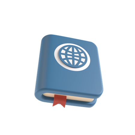 Pasaporte de viaje  3D Icon