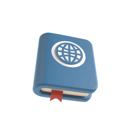 Pasaporte de viaje  3D Icon