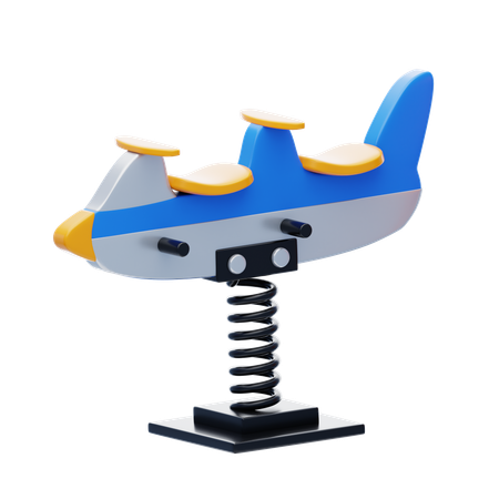 Paseo en avión  3D Icon