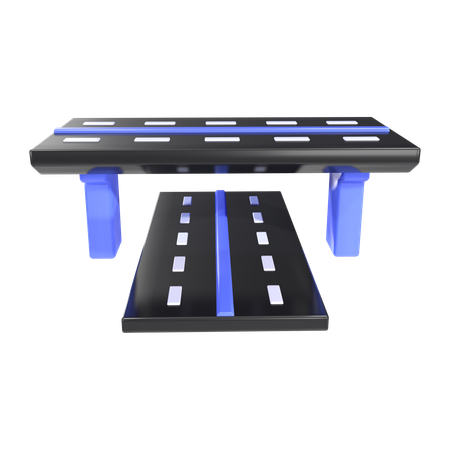 Paso elevado  3D Icon