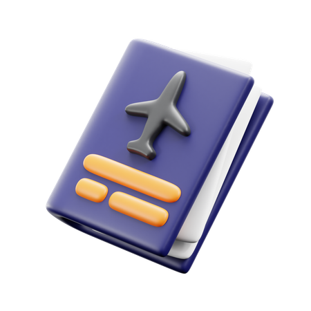 Pasport  3D Icon