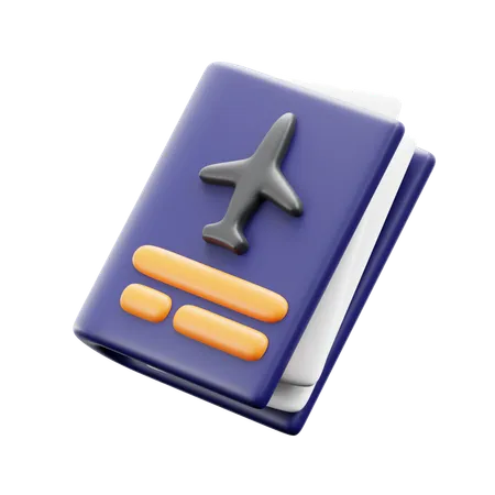 Pasport  3D Icon