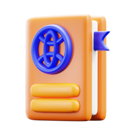 Pasport  3D Icon