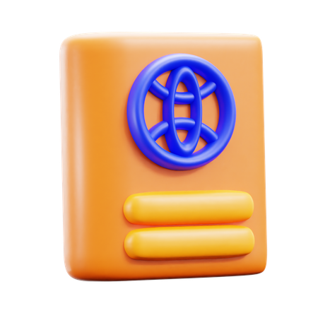 Pasport  3D Icon