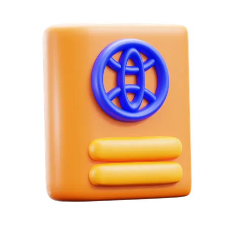 Pasport  3D Icon