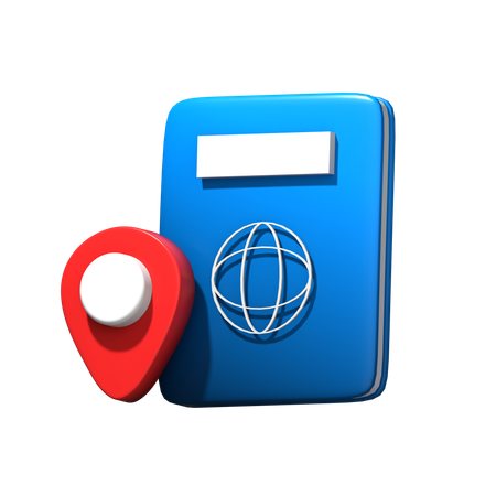 Pasport  3D Icon