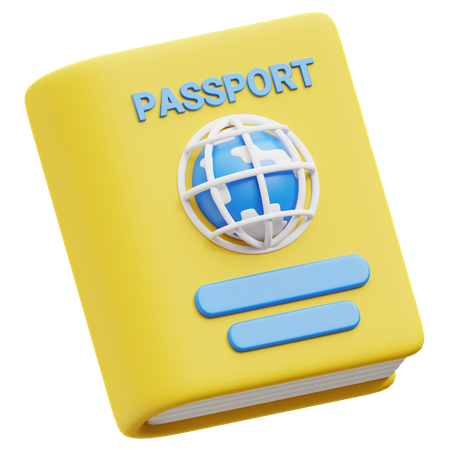 Pasport  3D Icon