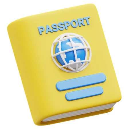 Pasport  3D Icon