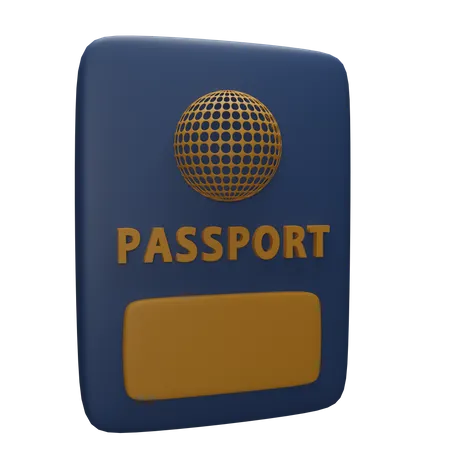 Pasport 3D Icon