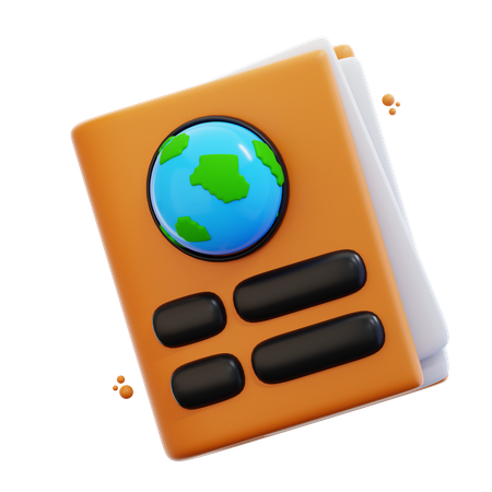 Passaporte  3D Icon