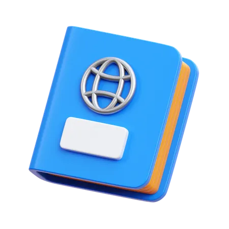 Passaporte  3D Icon