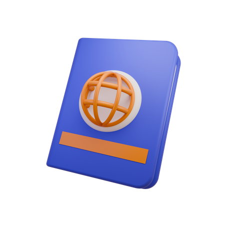 Passaporte  3D Icon