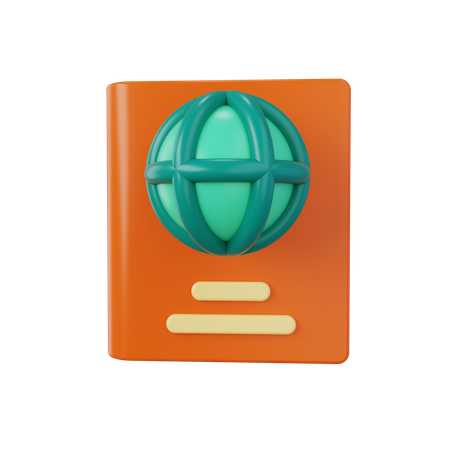 Passaporte  3D Icon