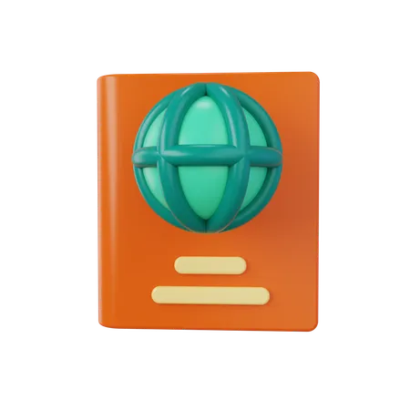 Passaporte  3D Icon