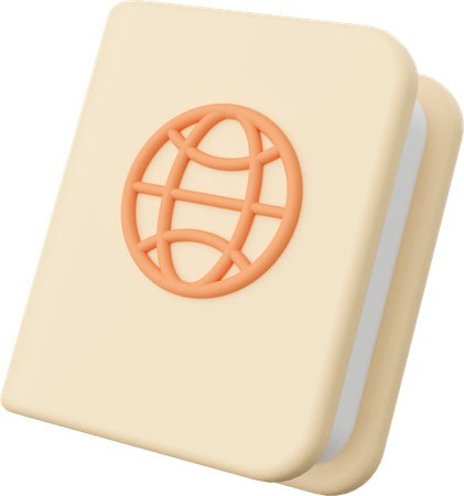 Passaporte  3D Icon