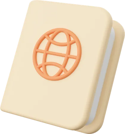 Passaporte  3D Icon