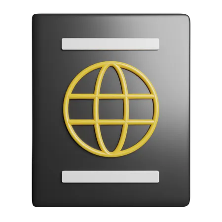 Passaporte  3D Icon