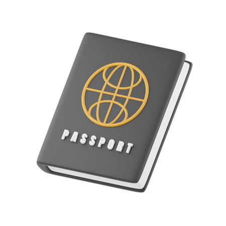 Passaporte  3D Icon