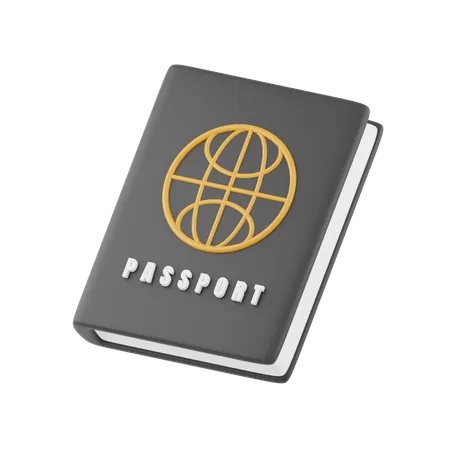 Passaporte  3D Icon