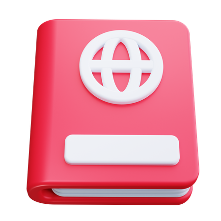 Passaporte  3D Icon