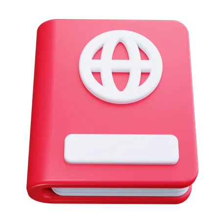 Passaporte  3D Icon