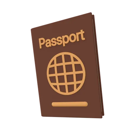 Passaporte  3D Illustration