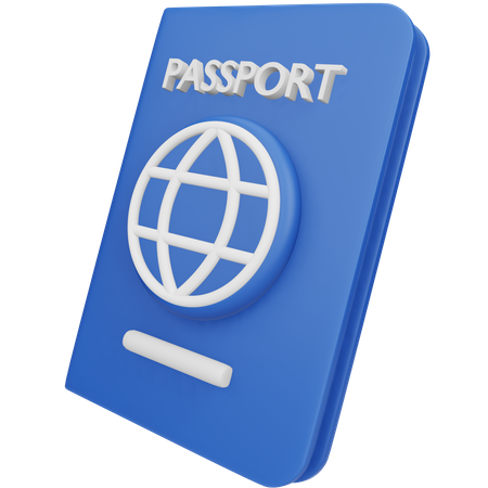 Passaporte  3D Icon