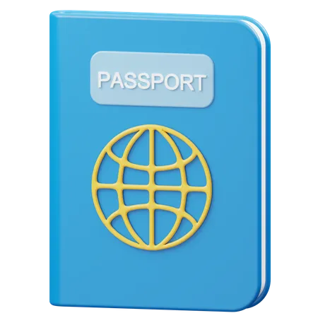 Passaporte  3D Icon