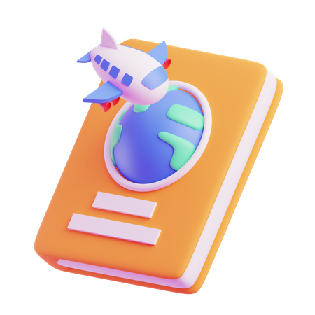 Passaporte  3D Icon