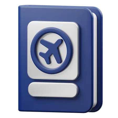 Passaporte  3D Icon